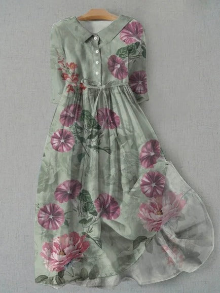 Botanical Elegance Maxi Dress Collection